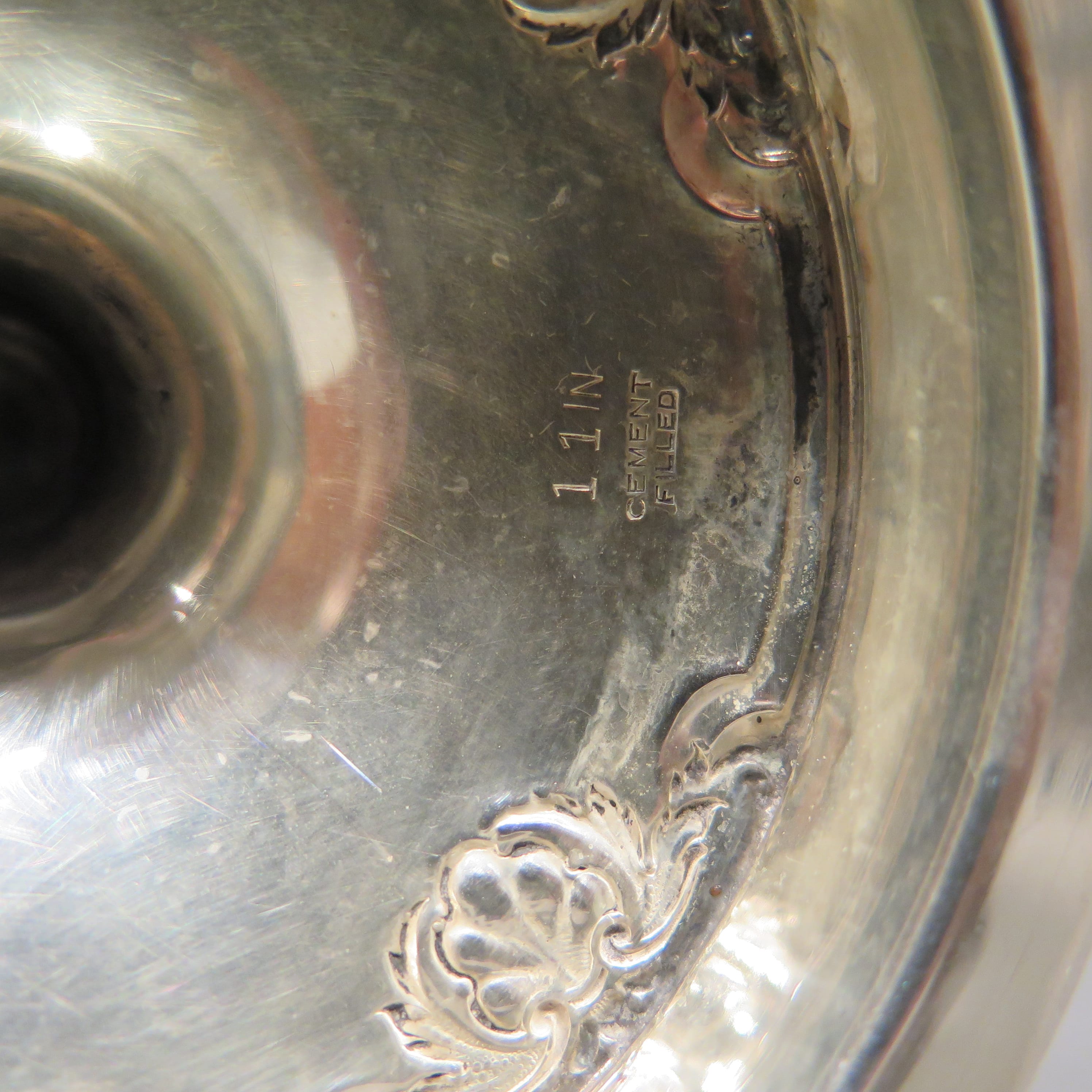 Lot 271: 4 Sterling Silver Candlesticks