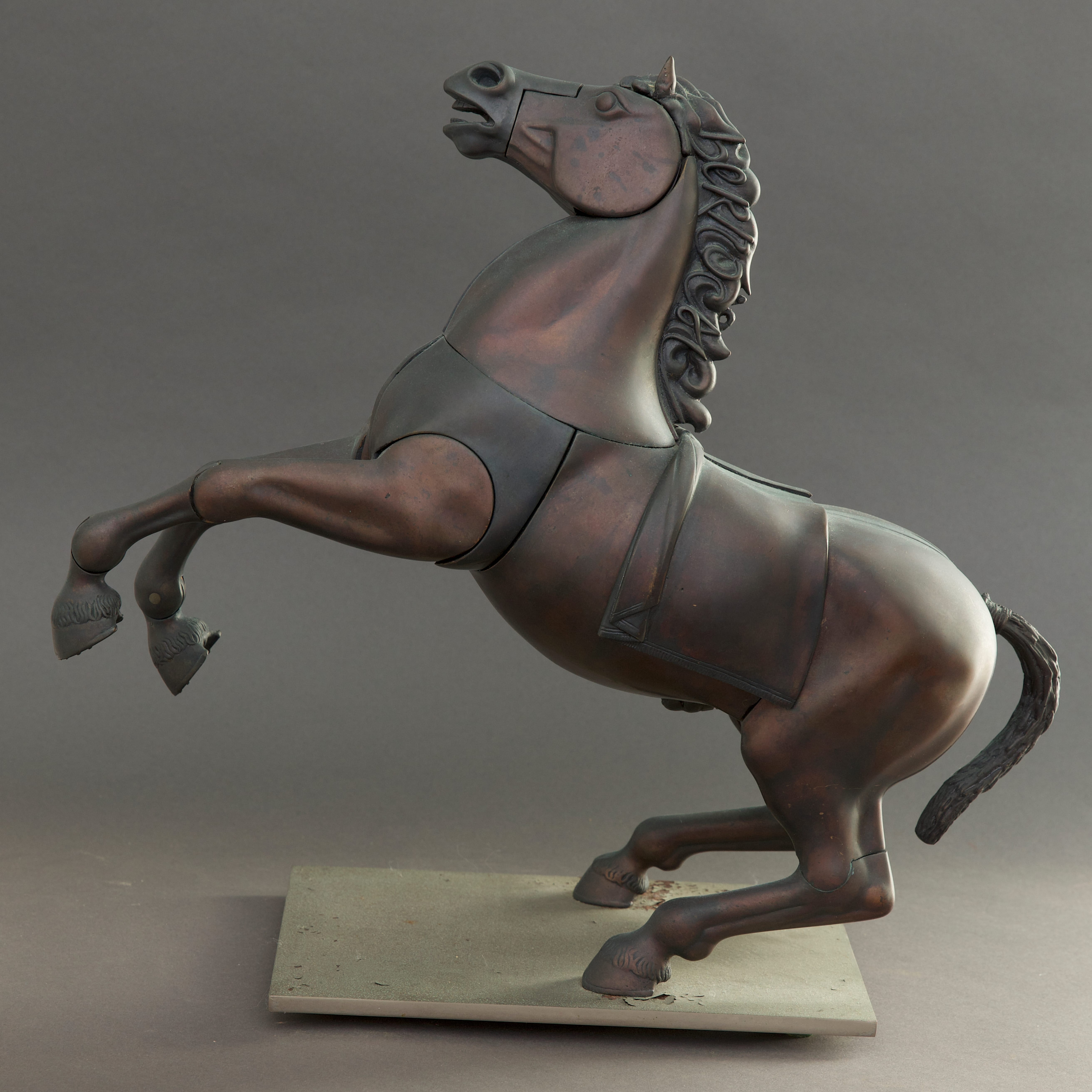 Miguel Berrocal ""Caballo Casinaide"" Bronze Sculpture
