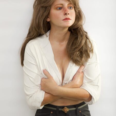 Marc Sijan Hyper-realistic Fiberglass Sculpture Woman