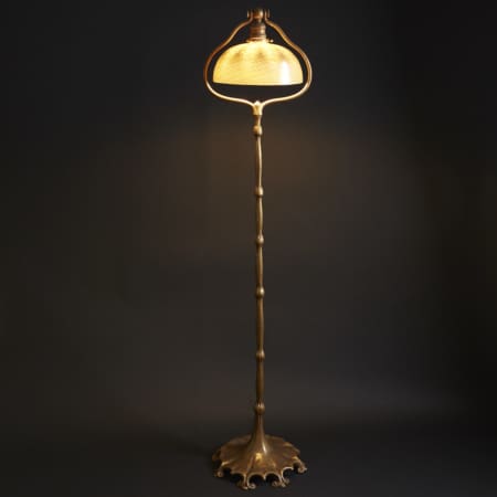 Lot 062: Tiffany Studios Bell Floor Lamp with Favrile Shade