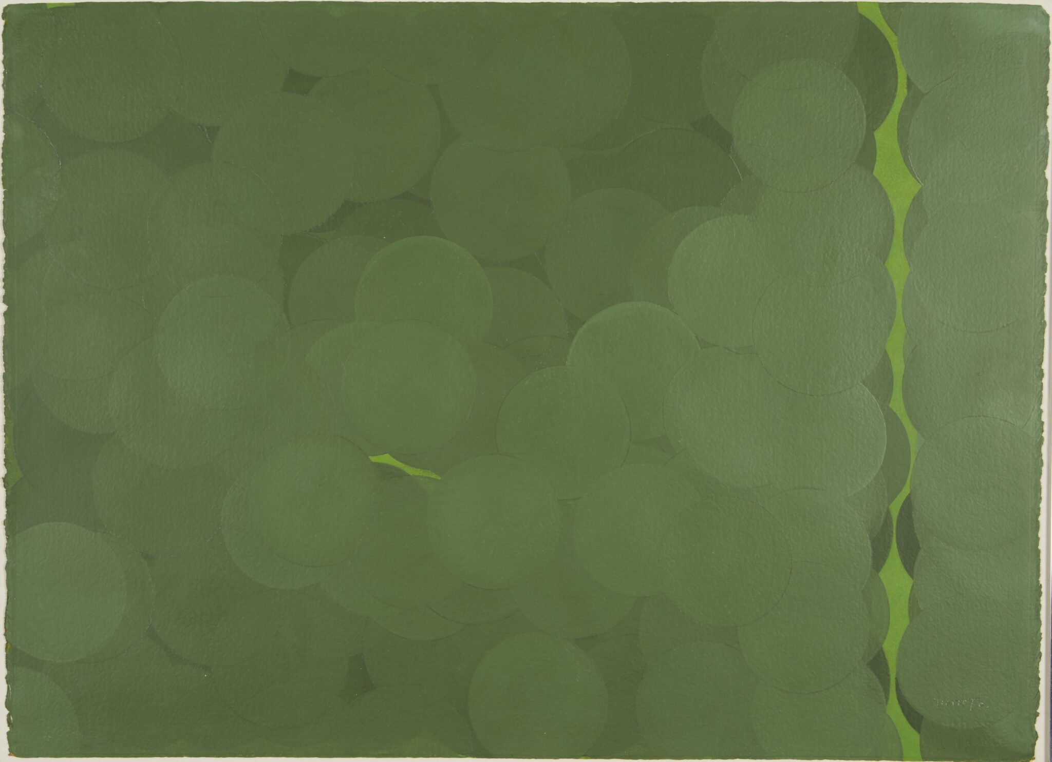 Hisao Domoto Solution de Continuite II Acrylic on Paper