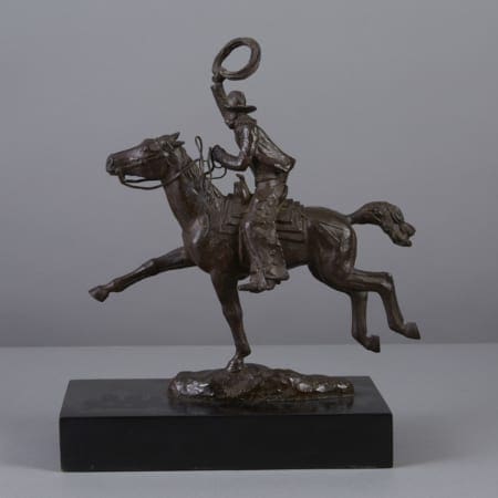 Lot 016: Harry Jackson Bronze Cowboy