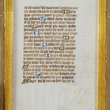 Lot 217: Missal Page Book of Hours