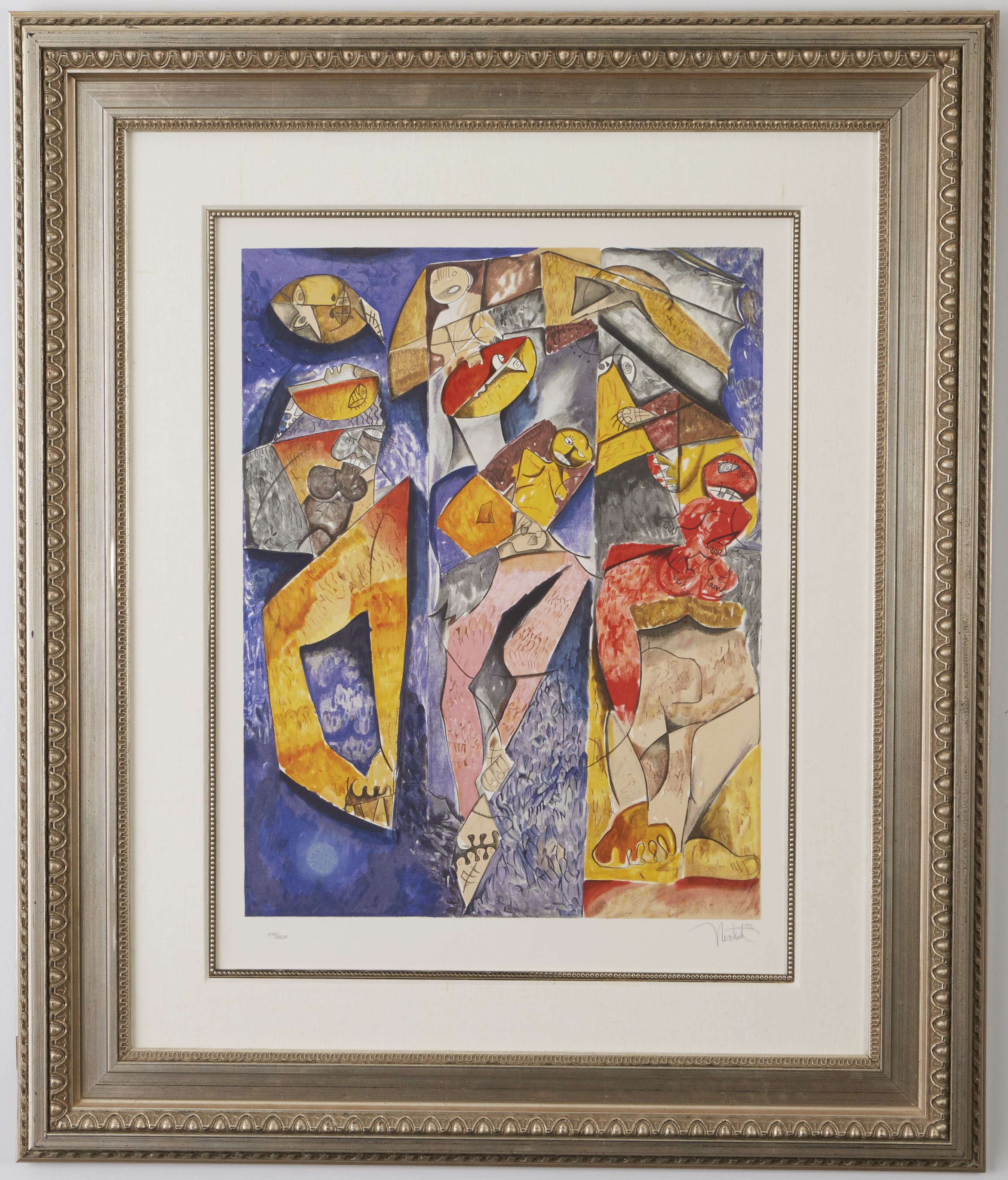Lot 255: Alexandra Nechita Winning Together Lithograph