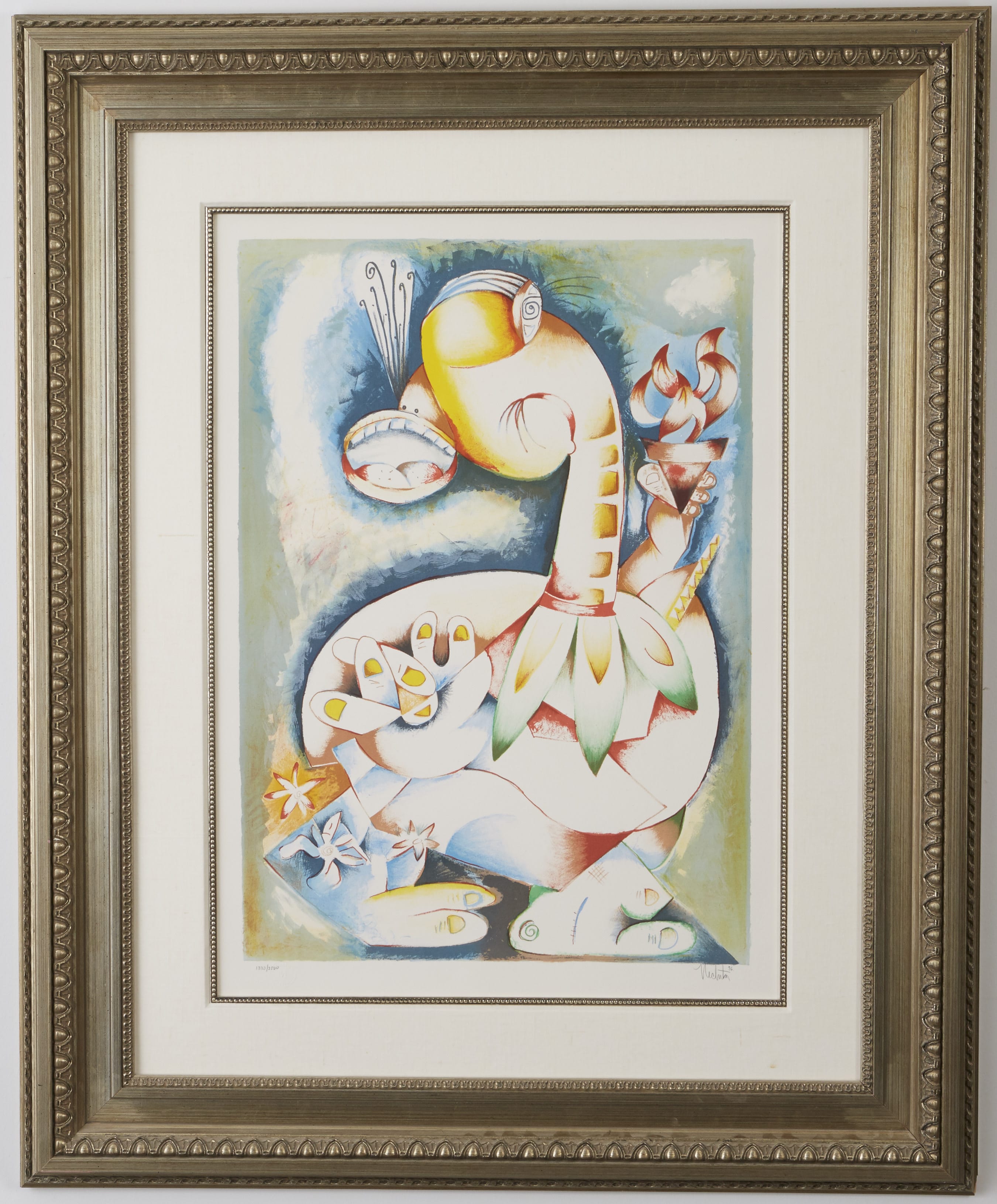 Lot 256: Alexandra Nechita Color Lithograph