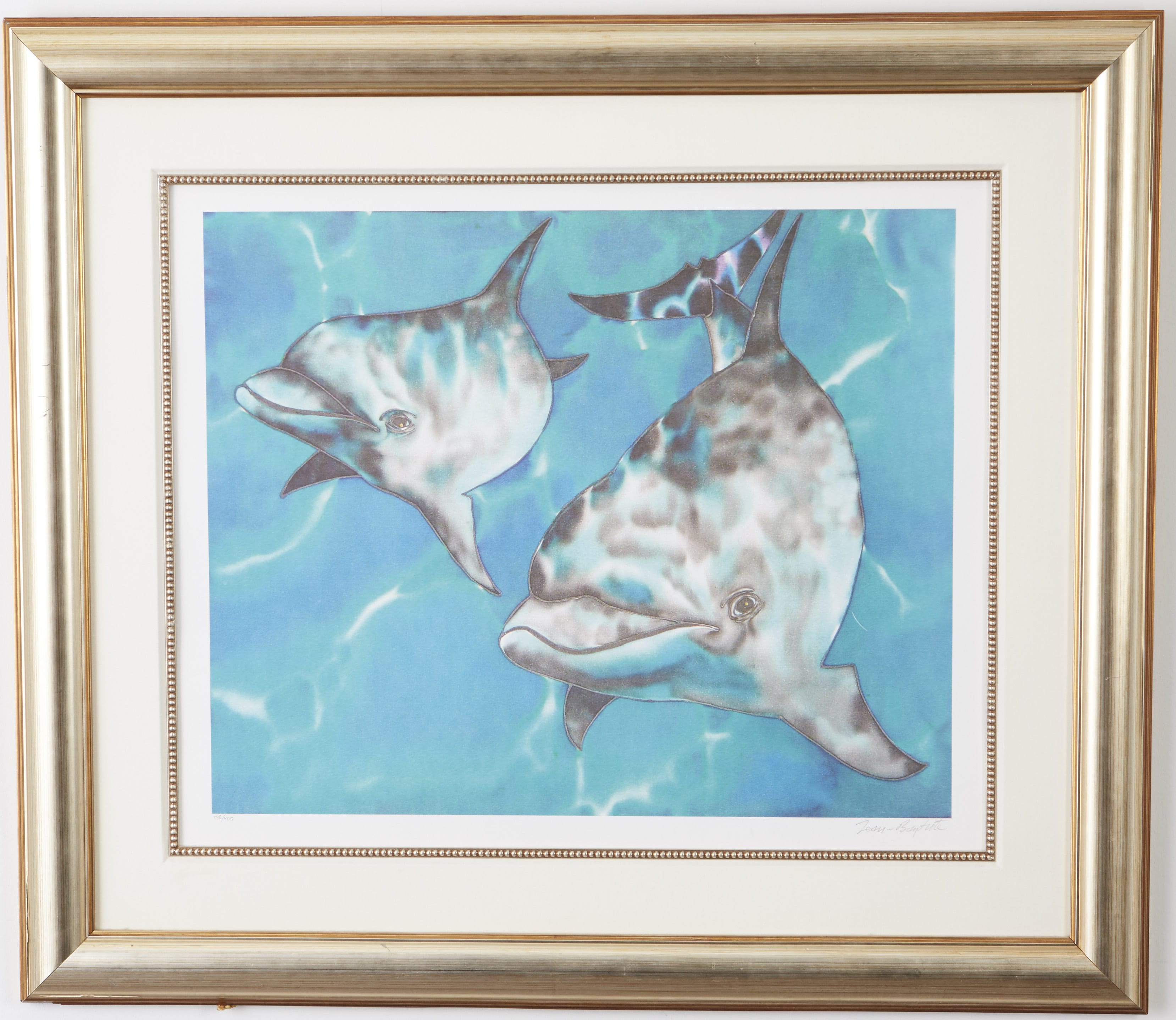 Lot 259: Jean Baptiste Dolphin Color Lithograph