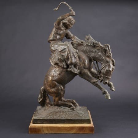 Lot 020: Jose Belloni Jineteando Bronze Sculpture