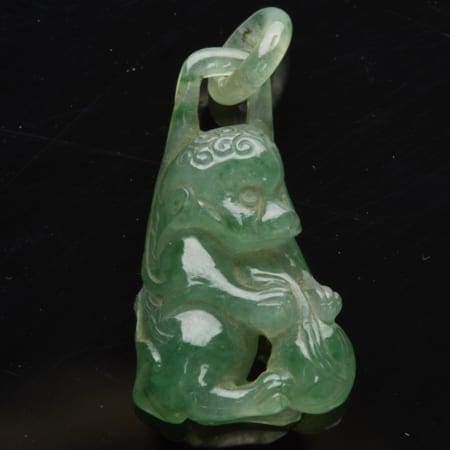 Lot 028: Chinese Carved Jade Monkey Pendant Asian Art and Decorative Art (Day Two) - Sep 29 2018 Asian Art