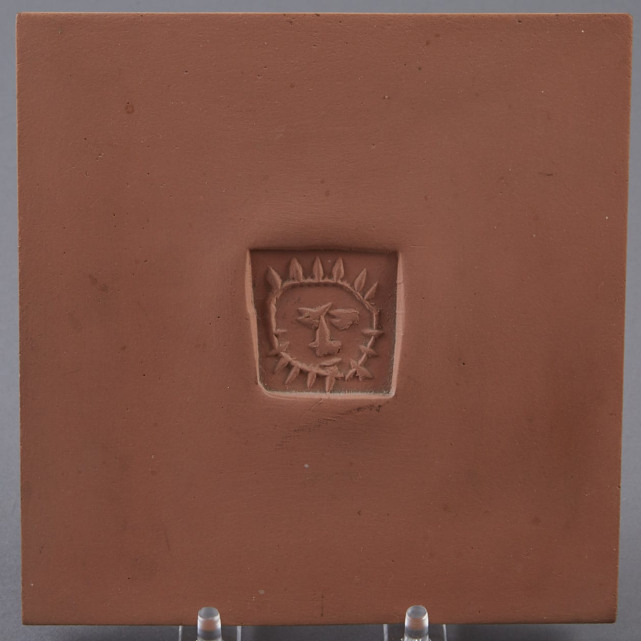 Lot 057: Picasso Petit Carre au Soleil Ceramic Tile
