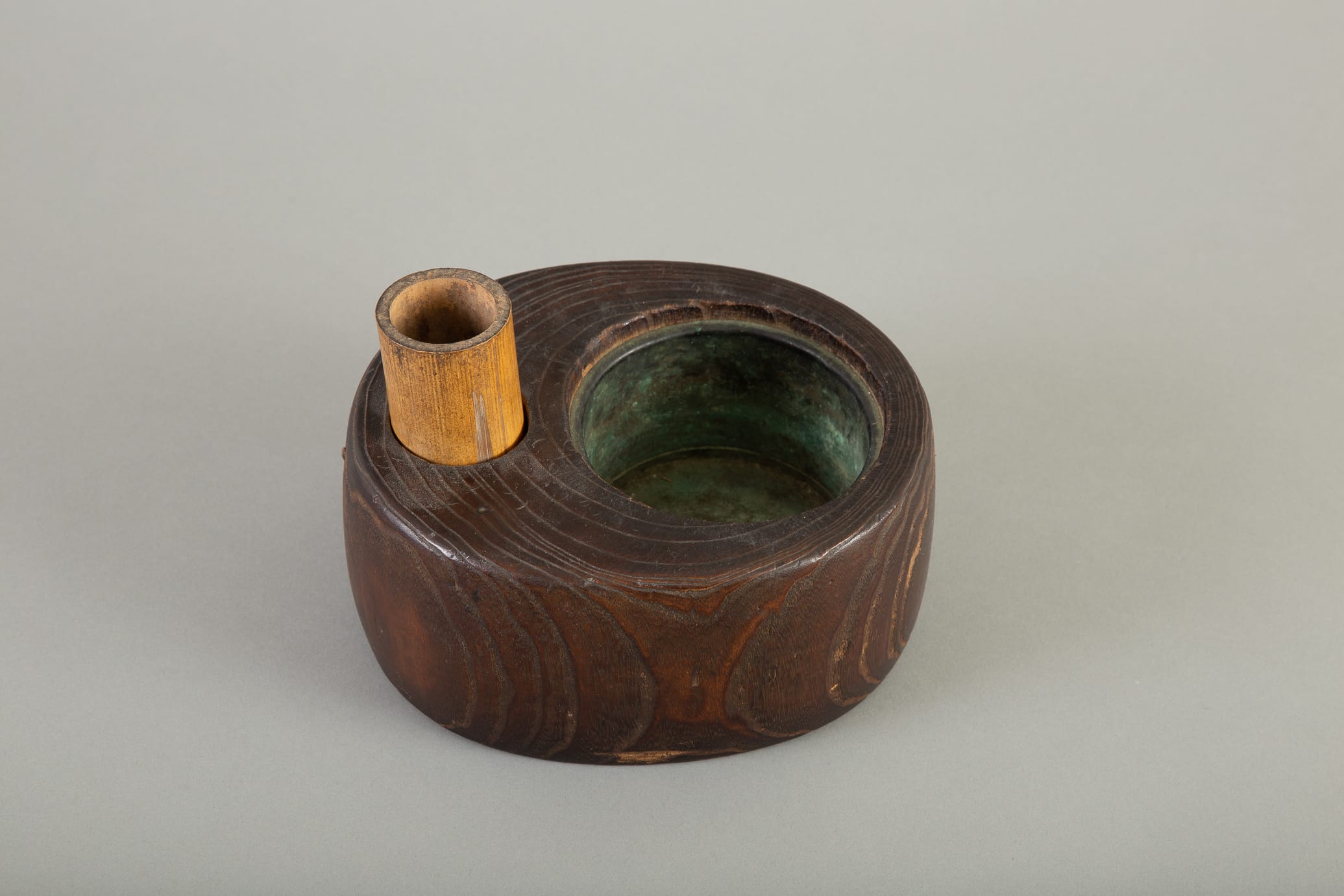 Lot 053: Japanese Edo Cypress Ikebana / Hibachi Container