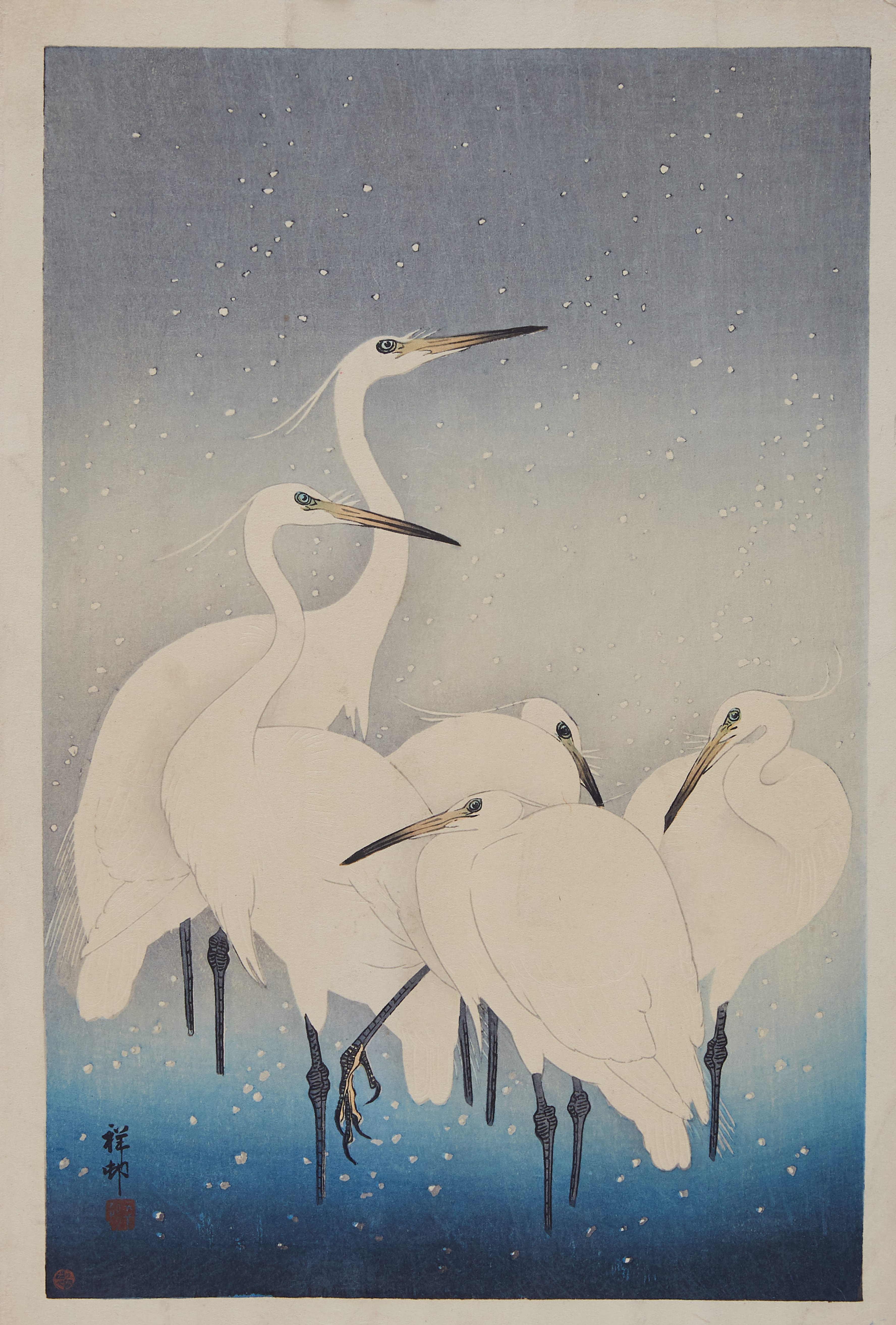 Lot 085: Ohara Koson Japanese Woodblock Print