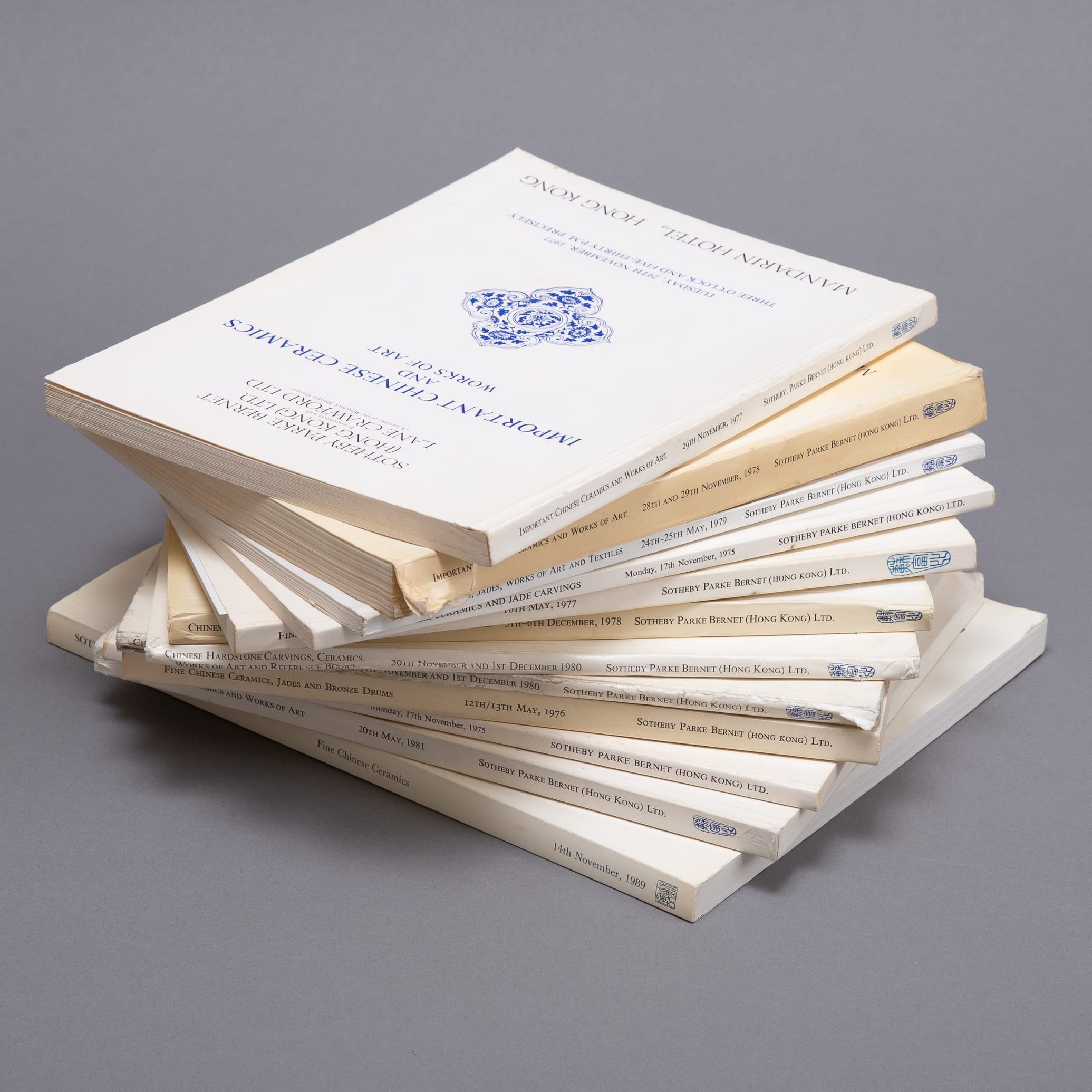 Lot 300: Grp:12 Sotheby's/Parke Bernet Hong Kong Auction Catalogs