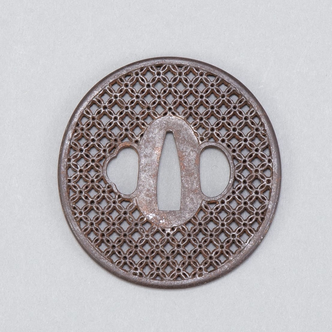 Lot 032: Japanese Edo Period Iron Tsuba Surface