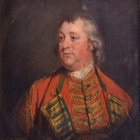 Thomas Beach Portrait of Cap. A. Napier Oil on Canvas