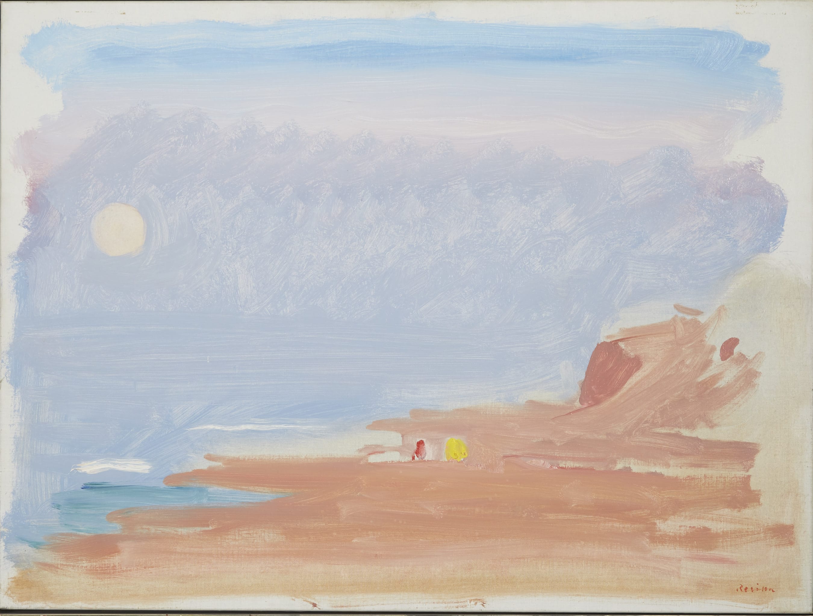 Lot 025: Paul Resika August Moon Oil on Canvas