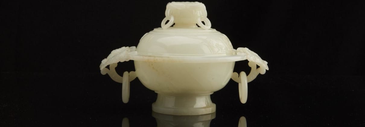Lot 001: Japanese Meiji Bronze Double Gourd Censer w/ Rider Fine Asian Art - April 26 2019 Asian Art Fine Asian Art