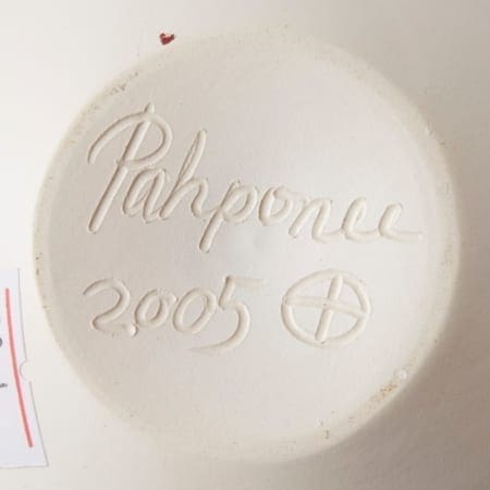 Lot 003: Group of 4 Pahponee Pueblo White Pottery Pots