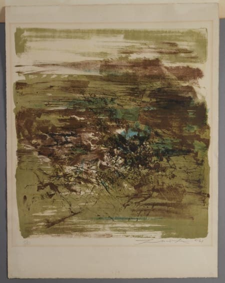 Lot 033: Zao Wou-Ki Untitled Lithograph