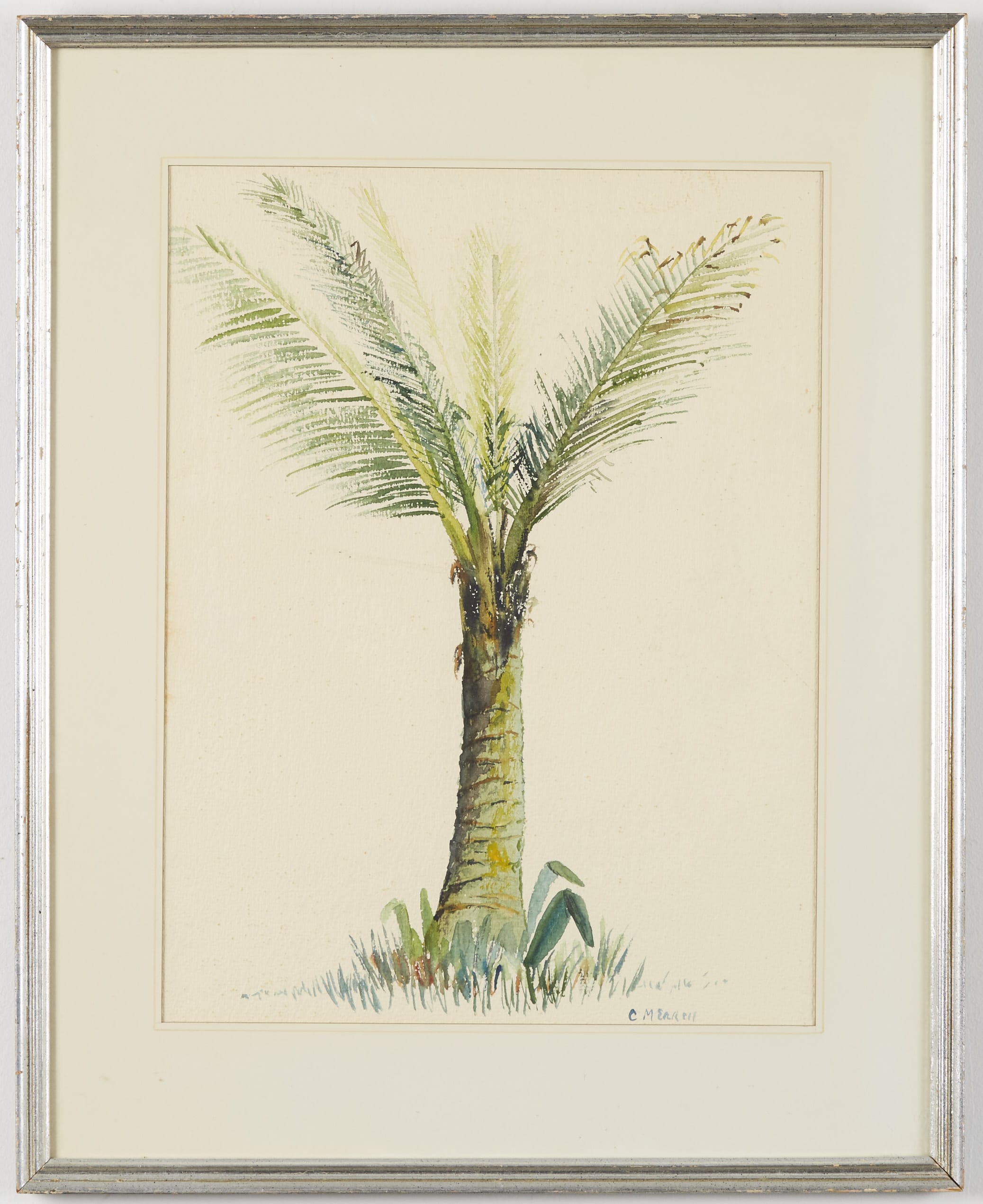 Lot 112: Cyrus Merrill Palm Tree