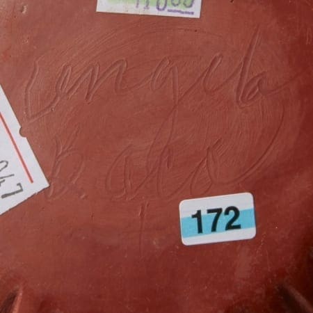 Lot 013: 4 Redware Pottery Bowls Baca Tafoya Curran and Suazo