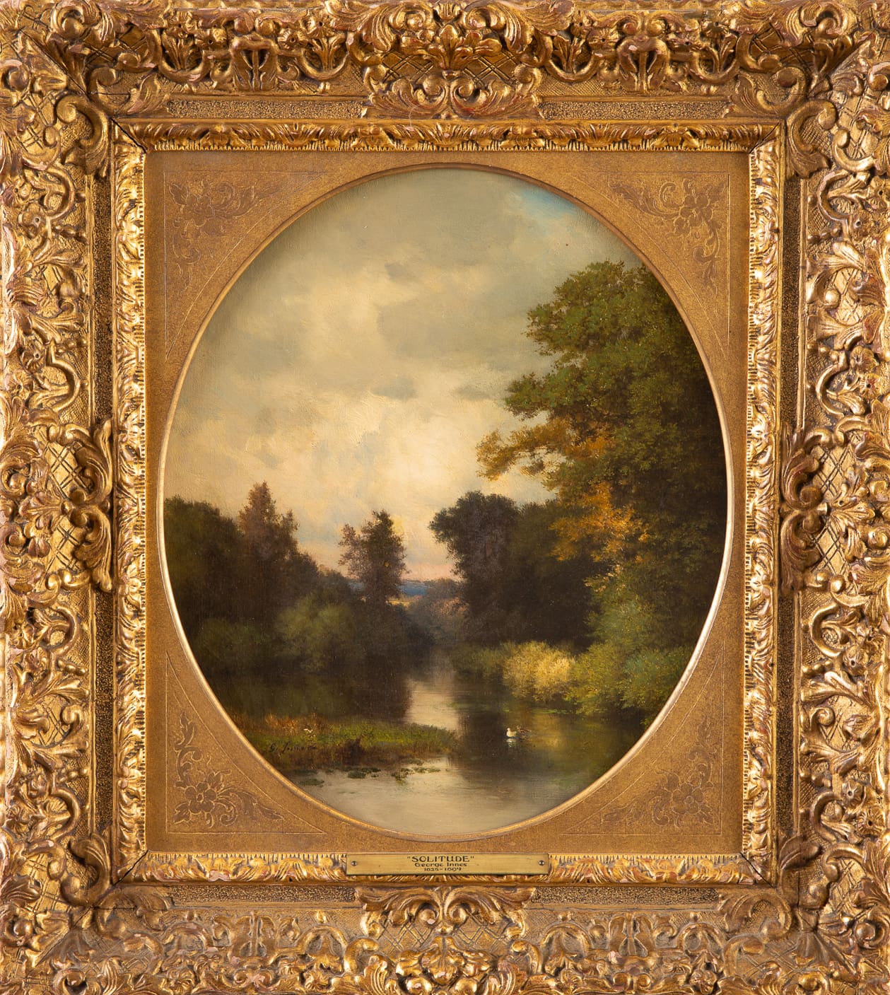 George Inness Solitude Oil on Canvas Artist Painting Picture Appraisal Worth Antique Insurance Estate Sell Value