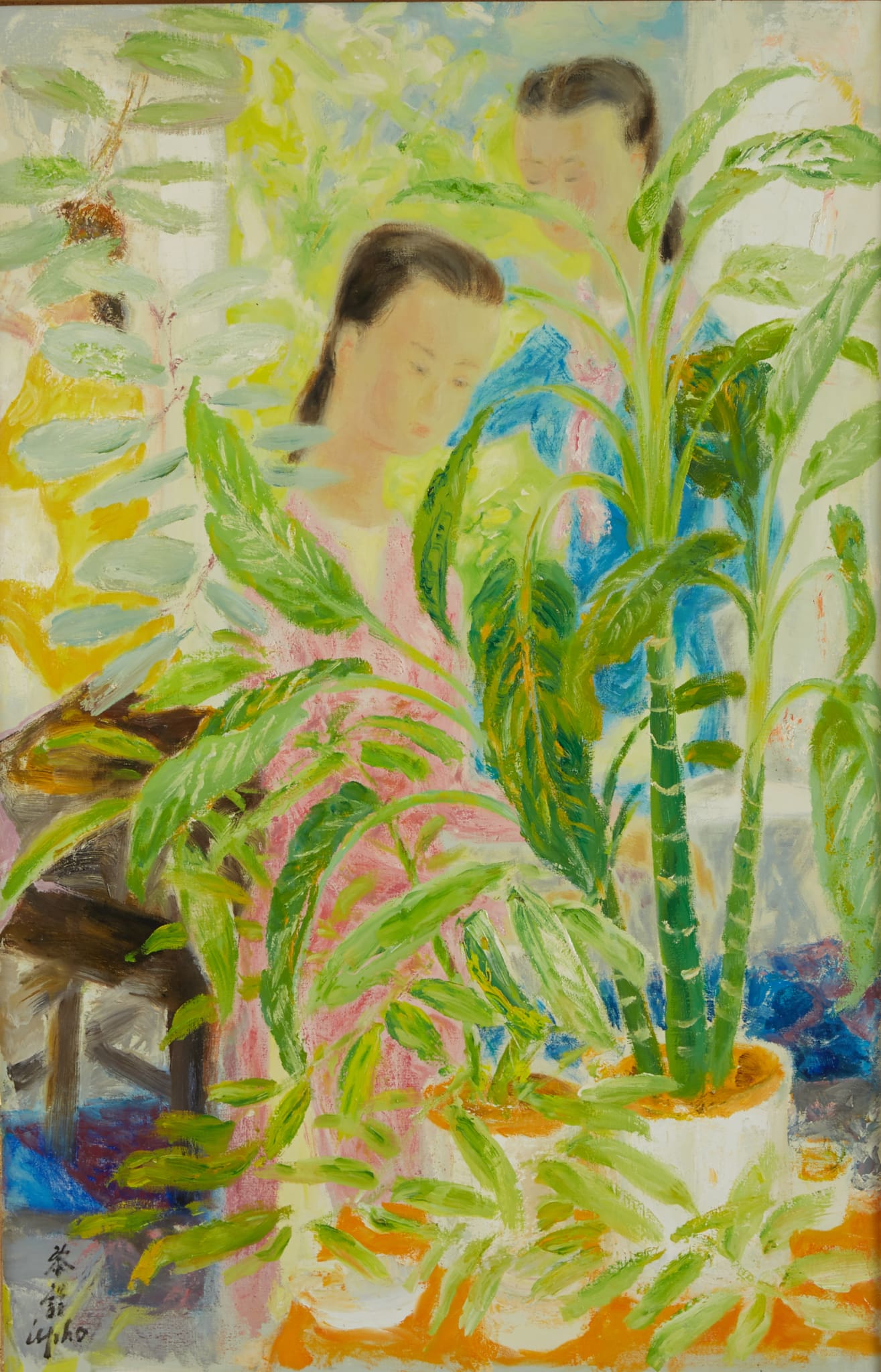 Le Pho Oil on Canvas Asian Painting Appraisal Worth Antique Insurance Estate Sell Value