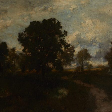 Alexander Wyant Painting Carrig Rohane Gilt Frame