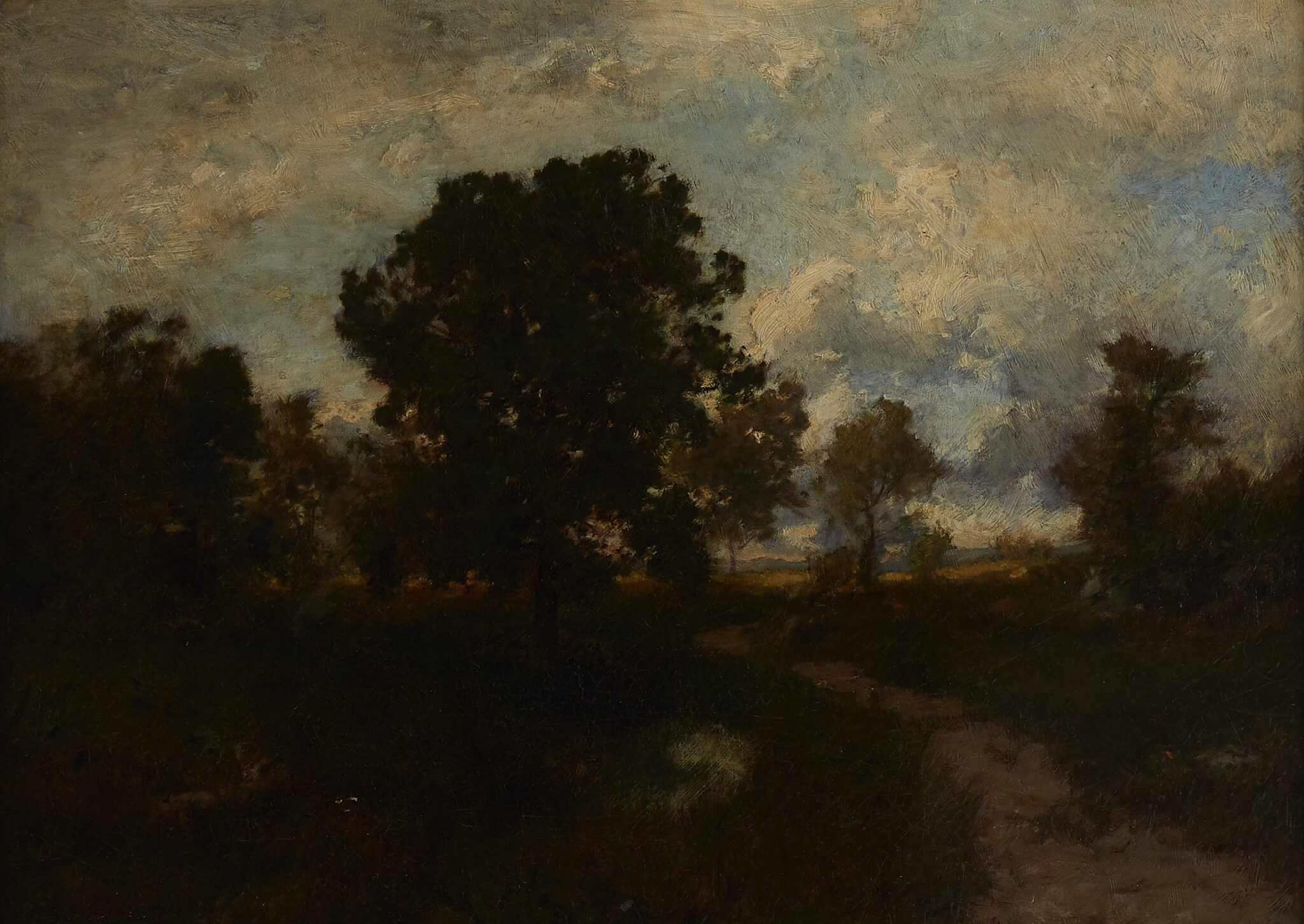 le_pho_banner 2 Alexander Wyant Painting Carrig Rohane Gilt Frame