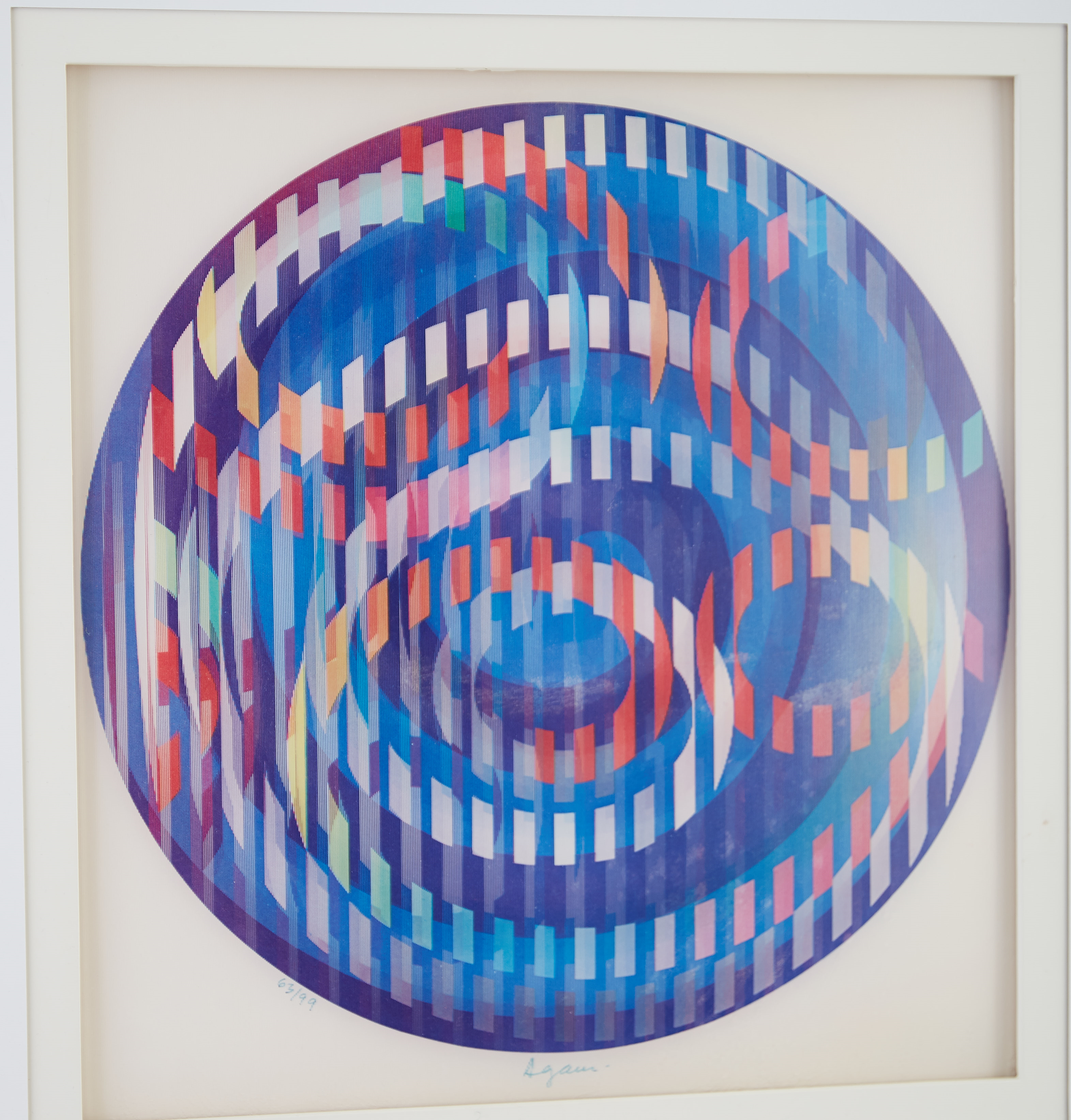 Yaacov Agam ""Message of Peace"" Agamograph