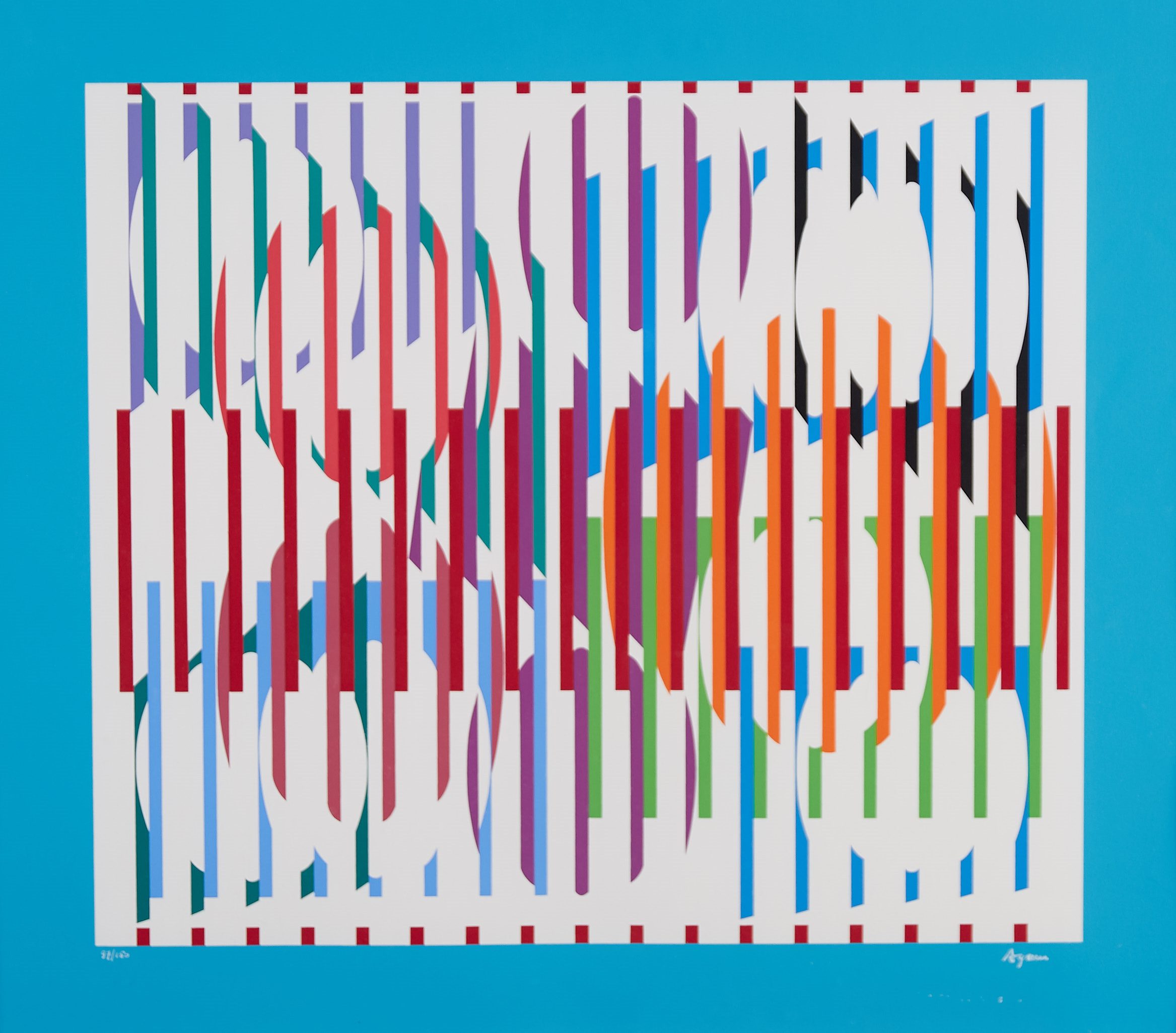 Lot 156: Yaacov Agam "Faisceau" Silkscreen