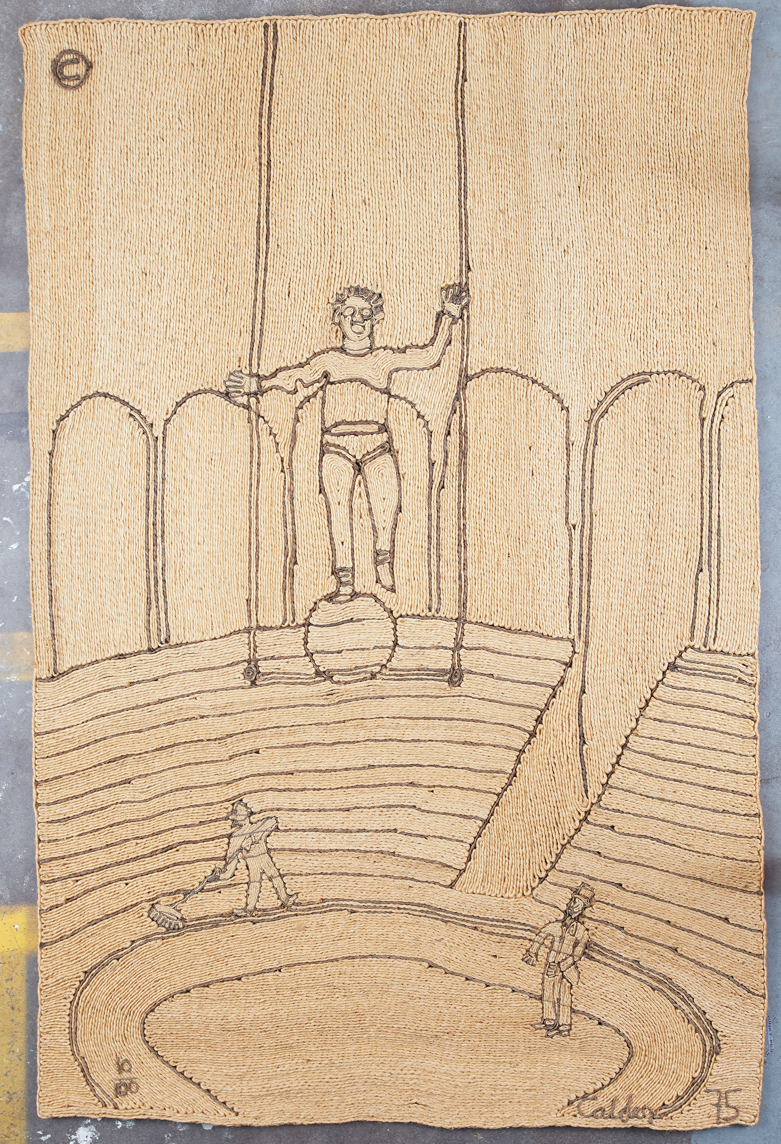 Lot 029: After Alexander Calder Circus Tapestry
