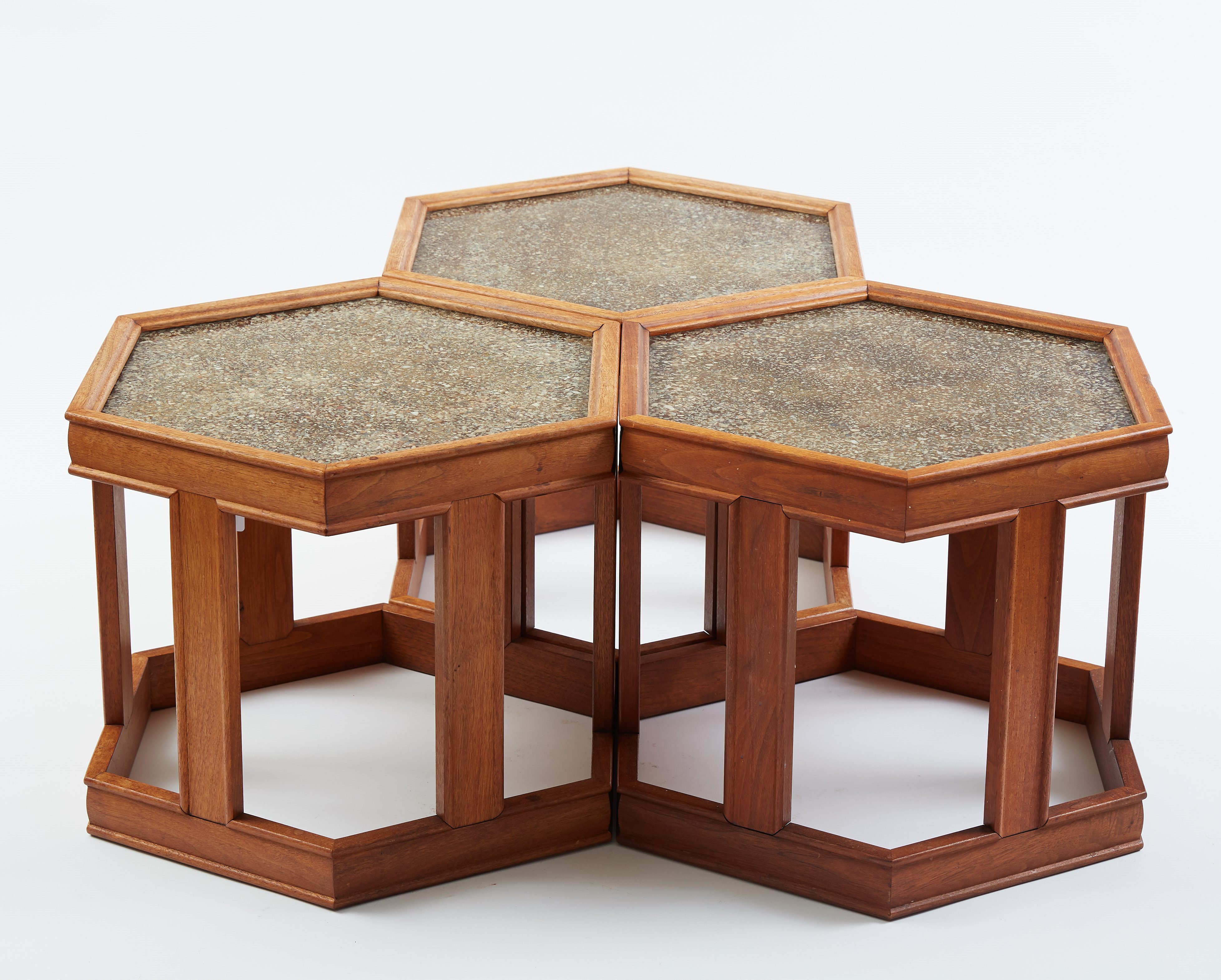 Lot 213: 4 John Keal Brown Saltman Midcentury Tables