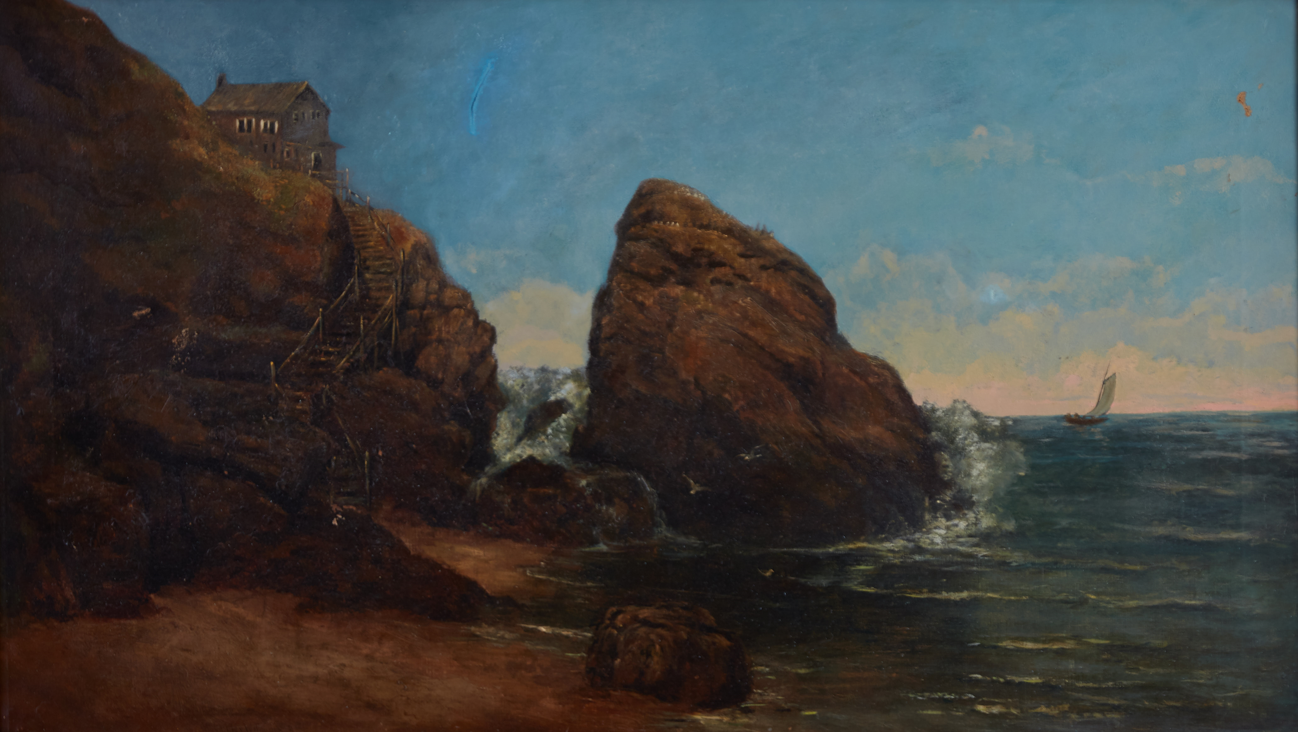 Lot 106: Alexander Williams Seascape Oil on Canvas
