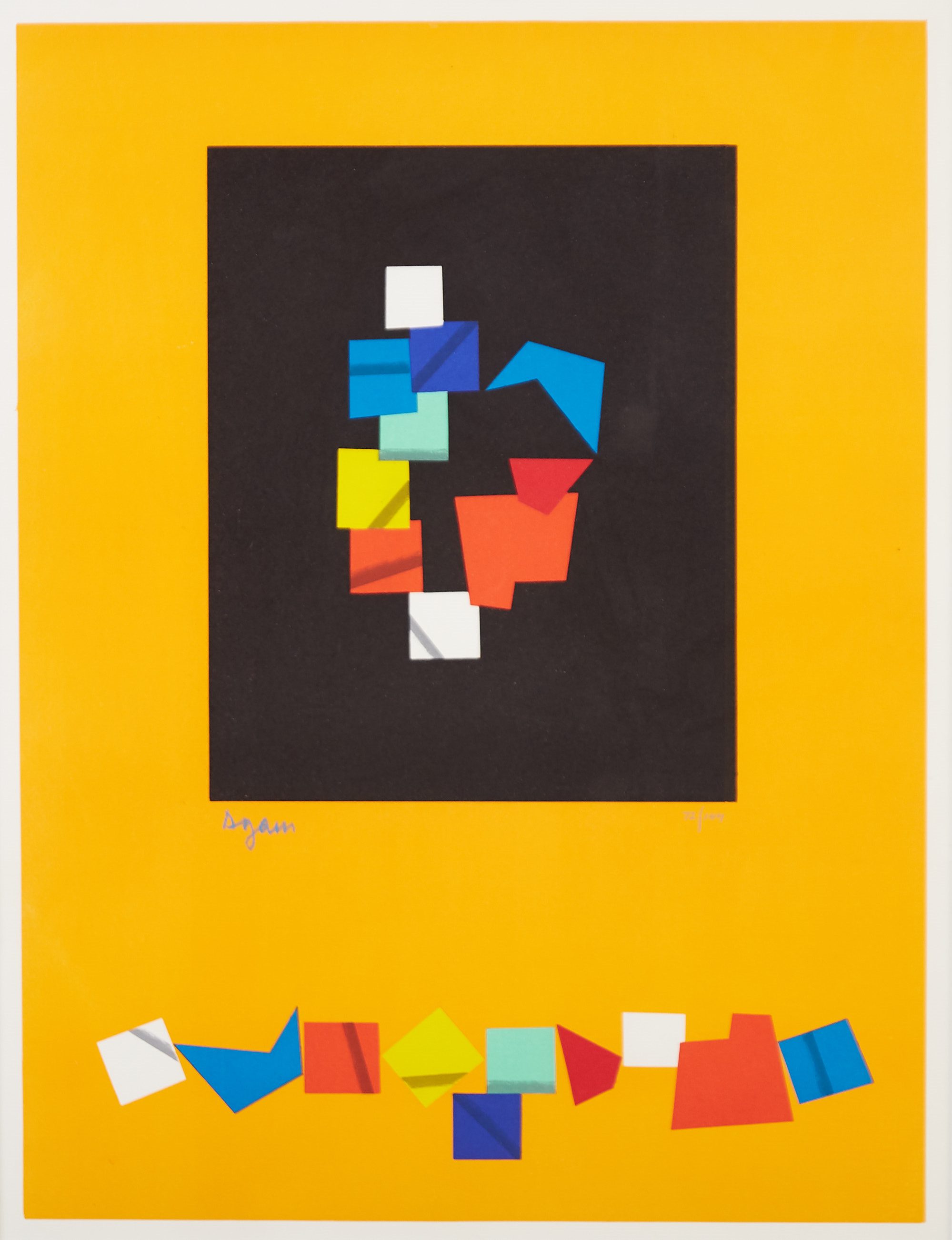 Lot 153: Yaacov Agam "Rhythm" Silkscreen