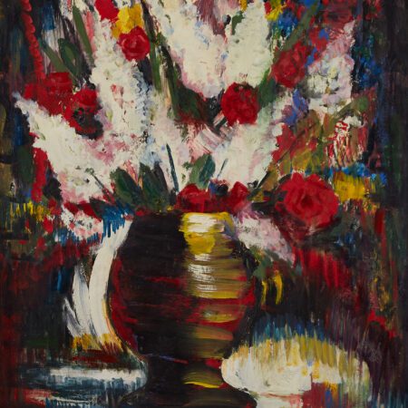 Janis Tidemanis Still Life Oil on Masonite Large