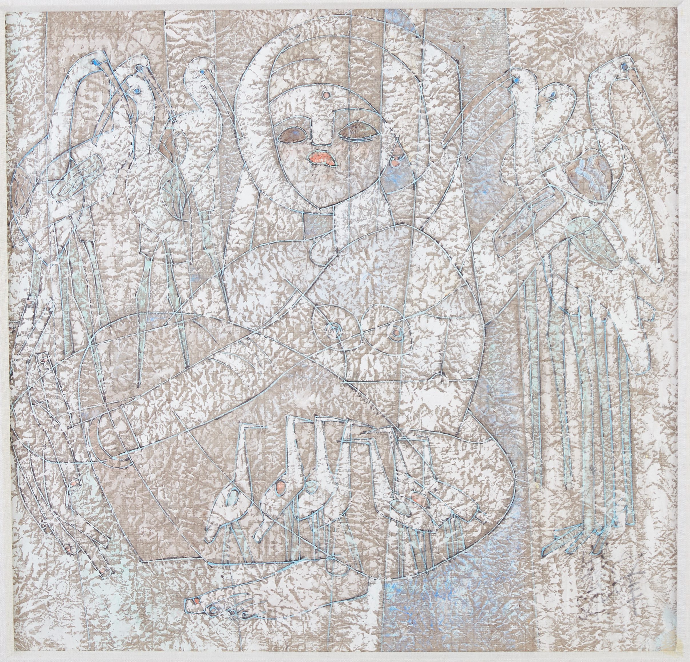 Lot 096: Tiefeng Jiang Chinese Painting on Rice Paper