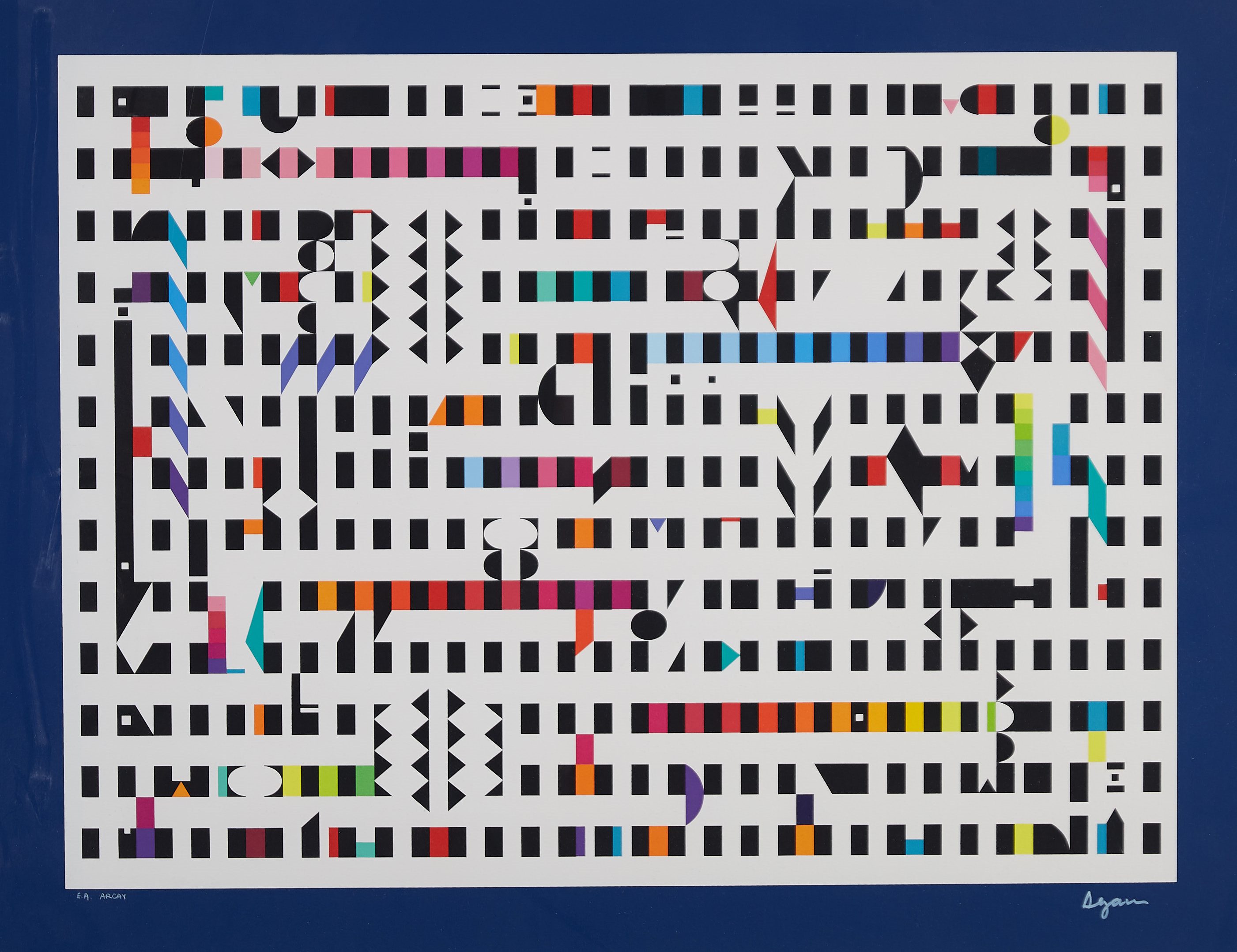 Lot 158: Yaacov Agam "Beyond" Silkscreen