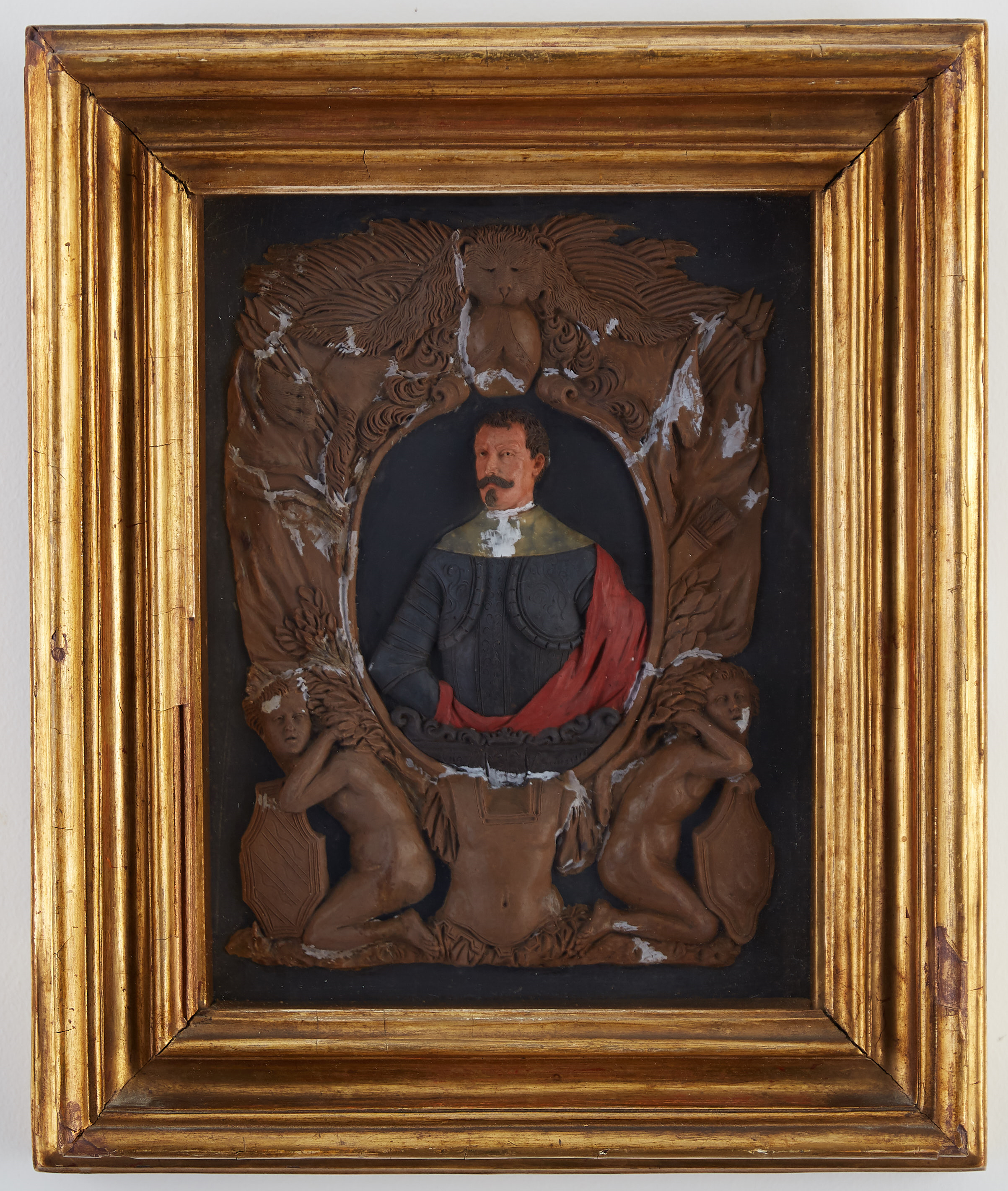 Lot 111: 19th Century Wax Portrait