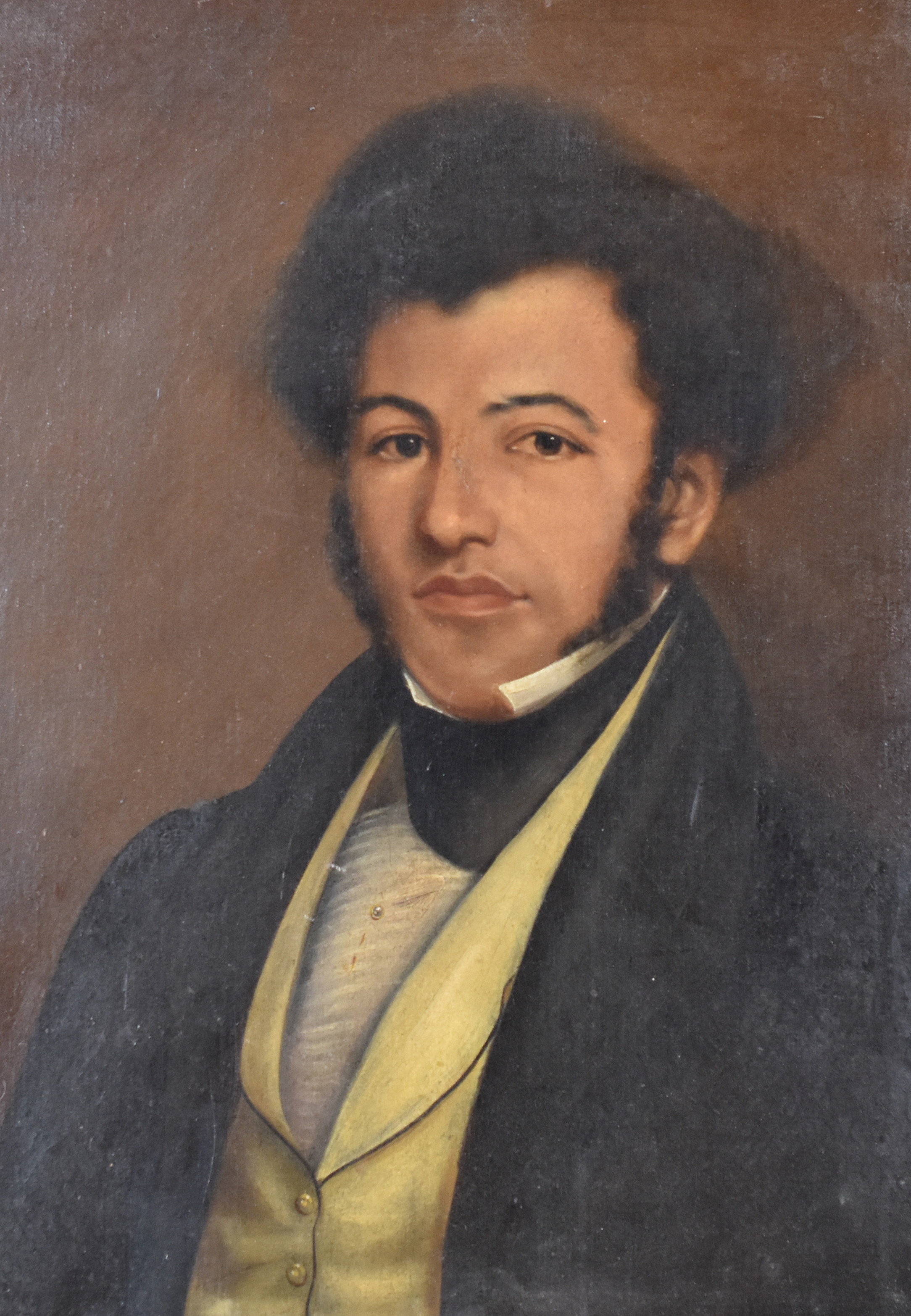 Lot 048: 19th c. American Portrait of an African American Gentleman