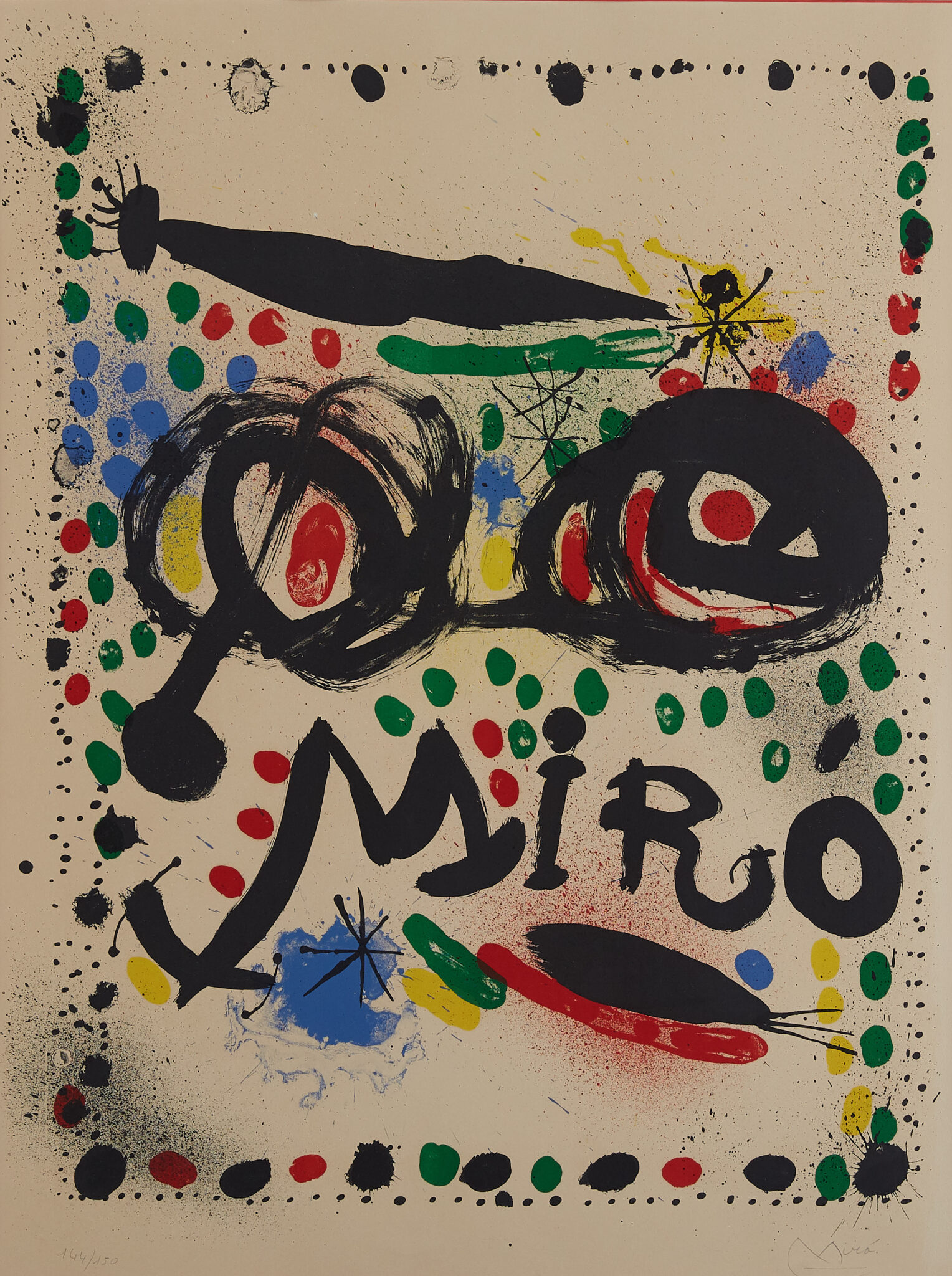 le_pho_banner 2 Miro Philadelphia Museum of Art Lithograph M. 502
