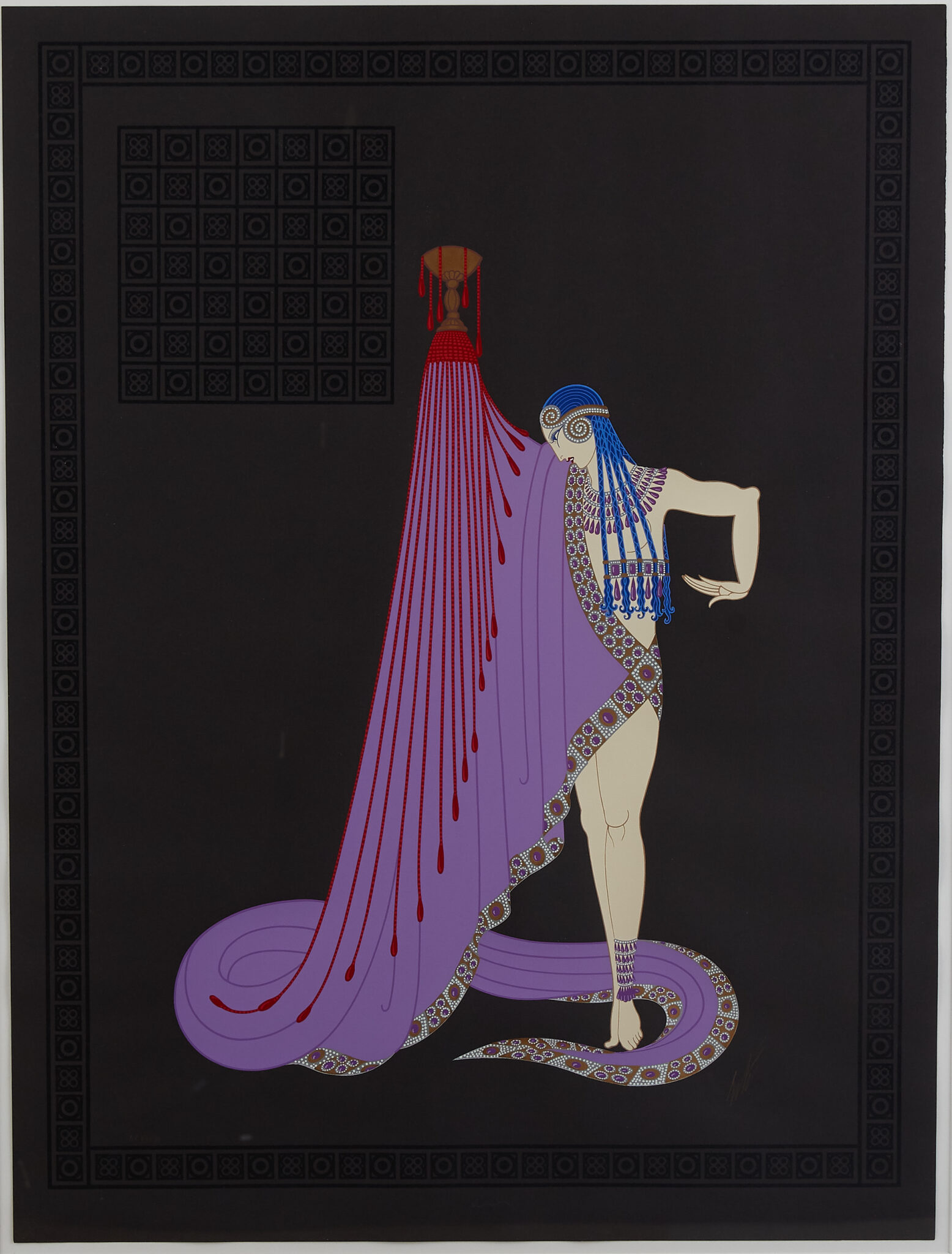 Erte ""Slave of Salome"" Serigraph