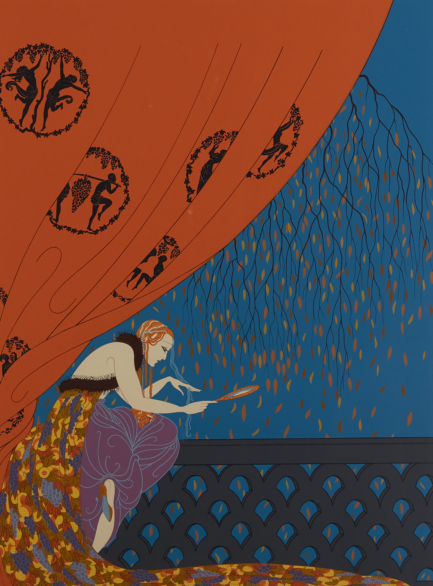 Erte ""Fall"" Silkscreen