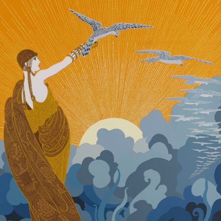 Erte ""Wings of Glory"" Silkscreen