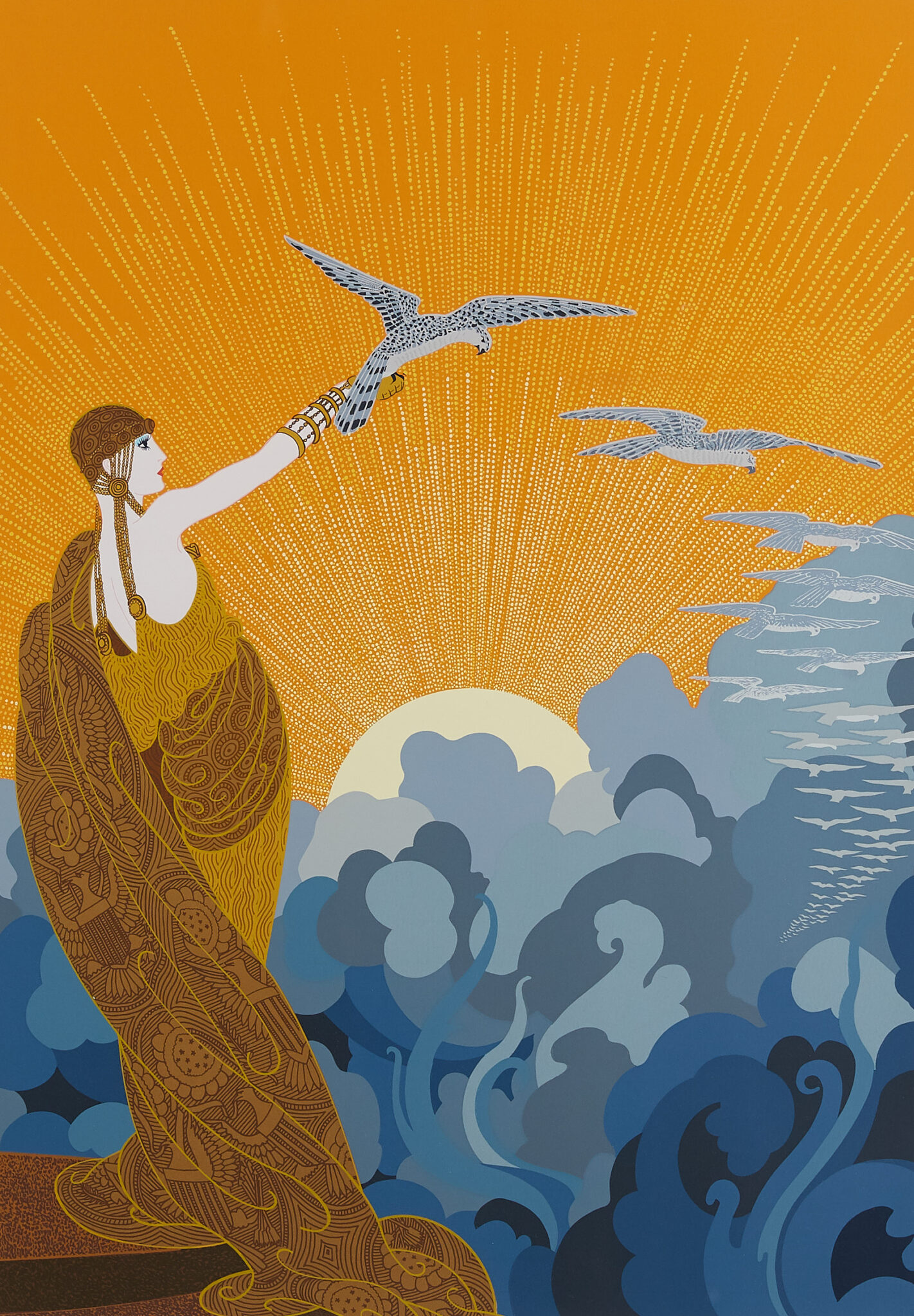 le_pho_banner 2 Erte ""Wings of Glory"" Silkscreen
