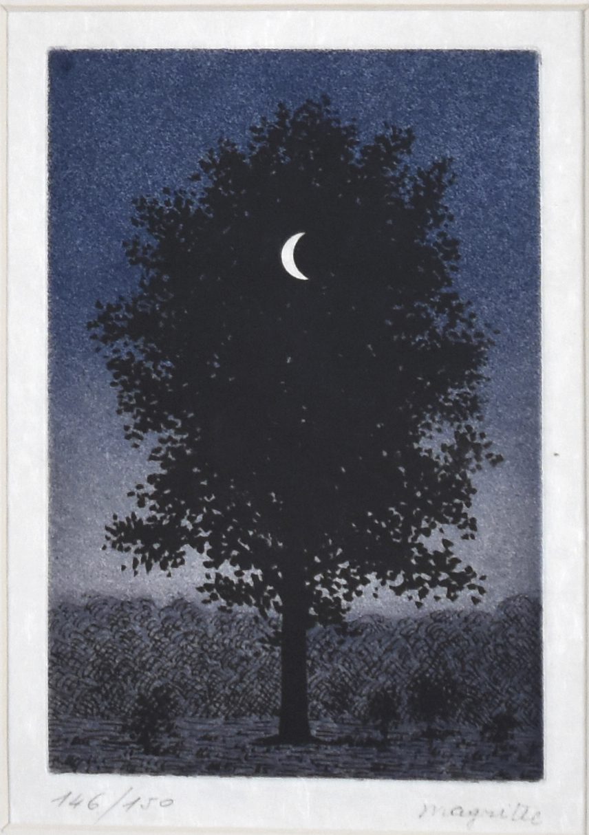Lot 139: Rene Magritte "Le 16 Septembre" Aquatint