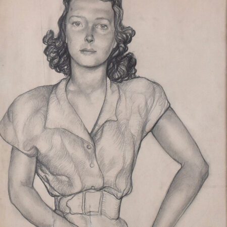 Gyula Batthyany Seated Woman Drawing