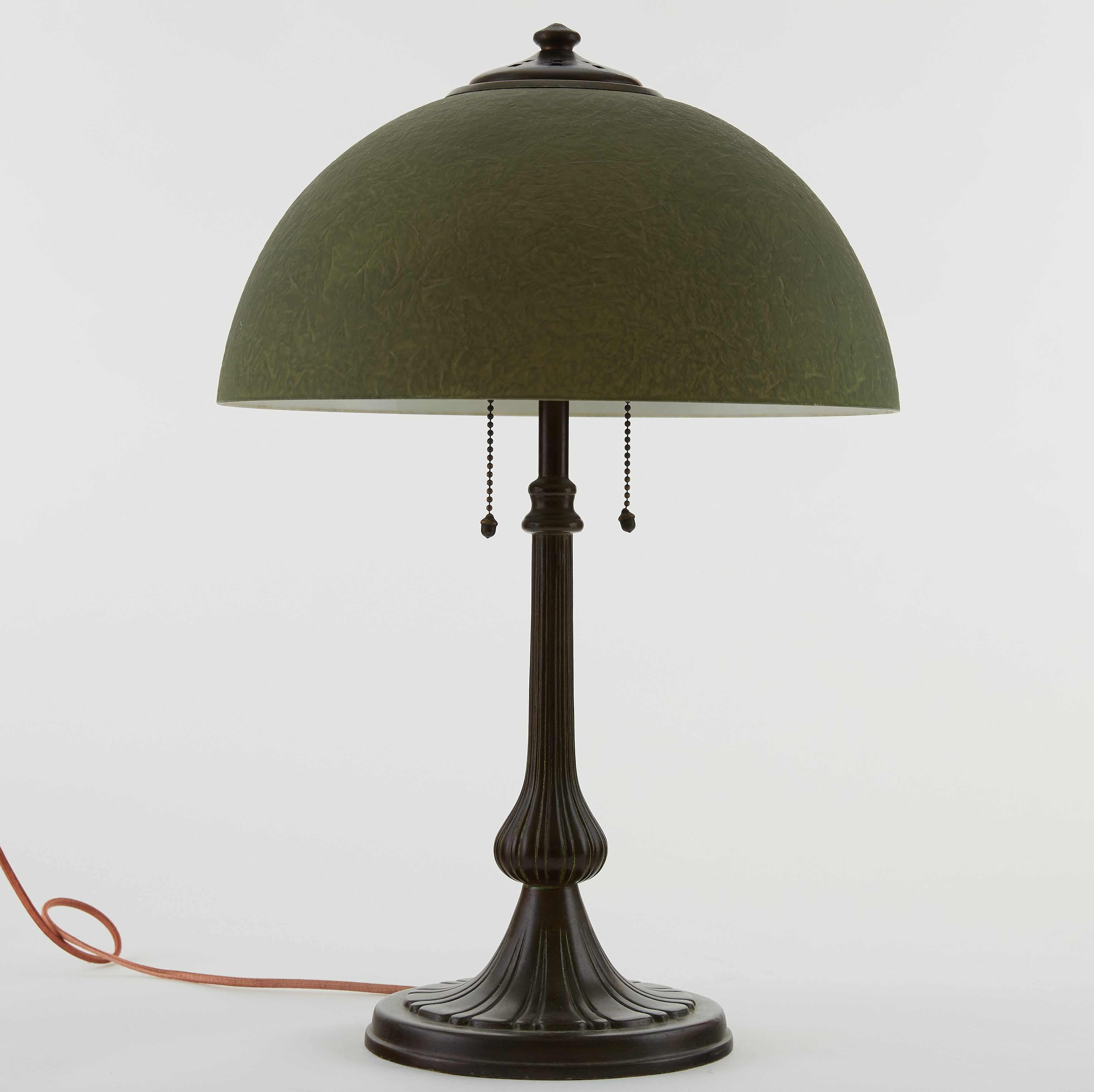 Lot 221: Handel Mosserine Table Lamp