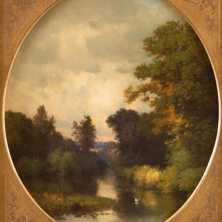 George Inness "Solitude" Oil on Canvas