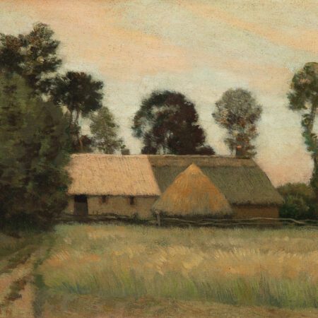 Jean Charles Cazin Landscape Oil on Canvas