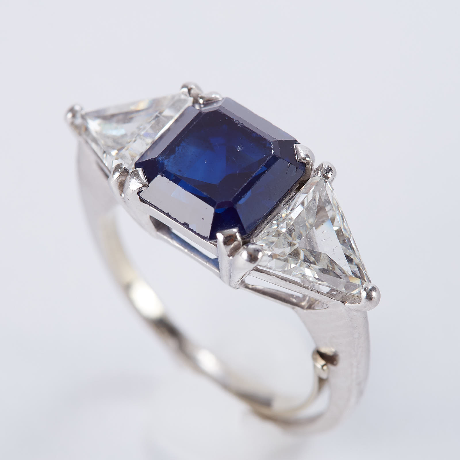 Lot 186: Sapphire and Diamond Ring